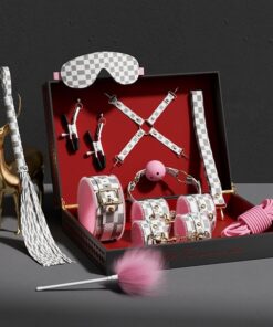Bộ Dụng Cụ Bạo Dâm Caro Set 10 Món BDSM